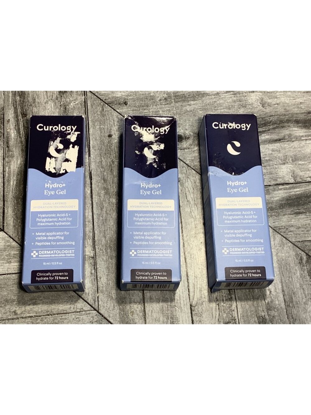 3Curology Hydro+ Eye Gel 15ml Dual-Layered Hydration Technology Maximum Moisture